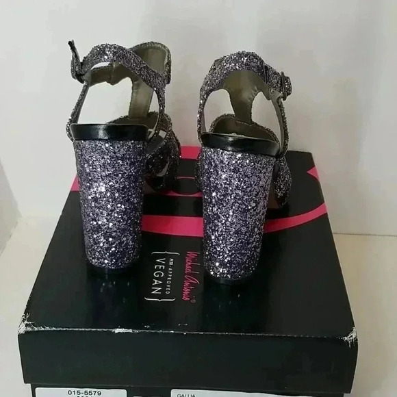 Michael antonio open toe heeled ankle strap sandal - Picture 6 of 10